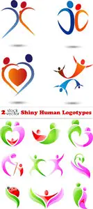 Vectors - Shiny Human Logotypes