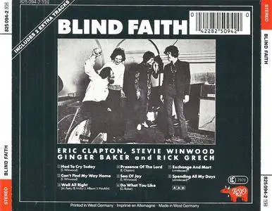Blind Faith - s/t (1969) {1986 RSO West Germany} **[RE-UP]**
