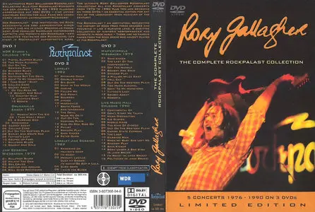 Rory Gallagher - The Complete Rockpalast Collection 1976-1990 (2005) [3 DVD9]