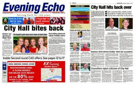 Evening Echo – August 31, 2017