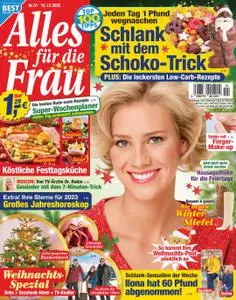 Alles für die Frau – 16. Dezember 2022