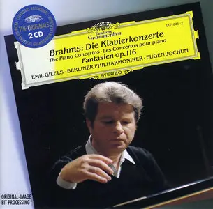 Emil Gilels, Berliner Philharmoniker, Eugen Jochum - Johannes Brahms: The Piano Concertos; Fantasies, Op 116 (1996) 2CD