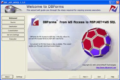 DBForms from MS Access to ASP.NET + MS SQL v1.3.0 