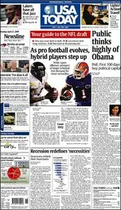 USA Today - 27 April 2009