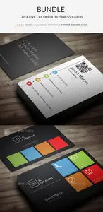 GraphicRiver - Bundle - Creative Colorful Business Cards - 152
