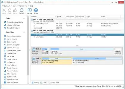 NIUBI Partition Editor Pro / Technician 9.6.3 free instals