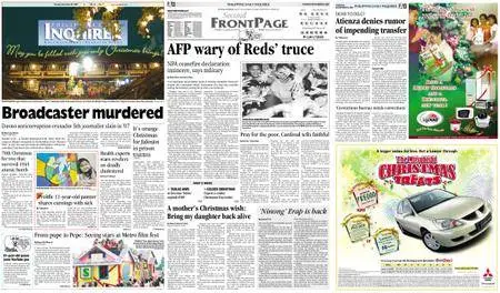 Philippine Daily Inquirer – December 25, 2007