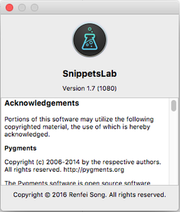 SnippetsLab 1.7.0 MacOSX