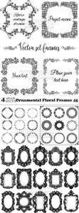 Vectors - Ornamental Floral Frames 45