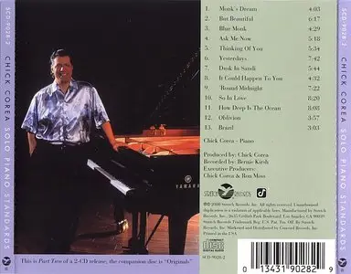 Chick Corea - Solo Piano Standards (2000) [Re-Up]