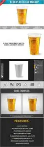 Beer Plastic Cup Mockup SD574B3