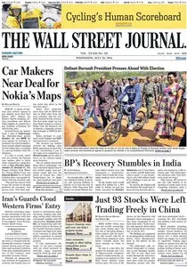 The Wall Street Journal Europe - Wednesday, 22 July 2015