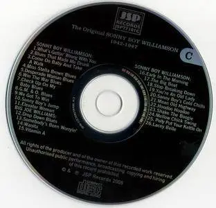 Sonny Boy Williamson I - Later Years 1939-1947 (2009) {4CD JSP Records JSP77101}
