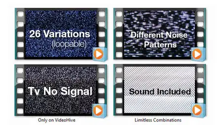 TV Noise - No Signal Bundle - Motion Graphics (VideoHive)