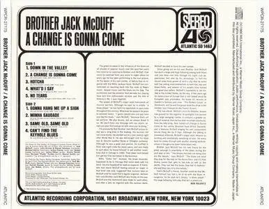Brother Jack McDuff - A Change Is Gonna Come (1966) {2012 Japan Jazz Best Collection 1000 Series WPCR-27175}