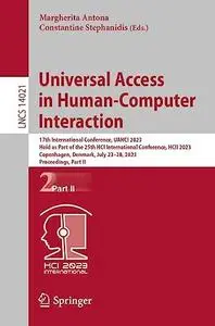 Universal Access in Human-Computer Interaction : 17th International Conference, UAHCI 2023, Part II