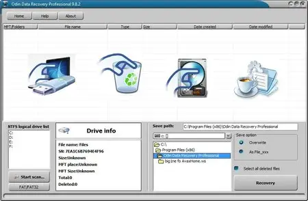 Odin Data Recovery Professional 9.8.3