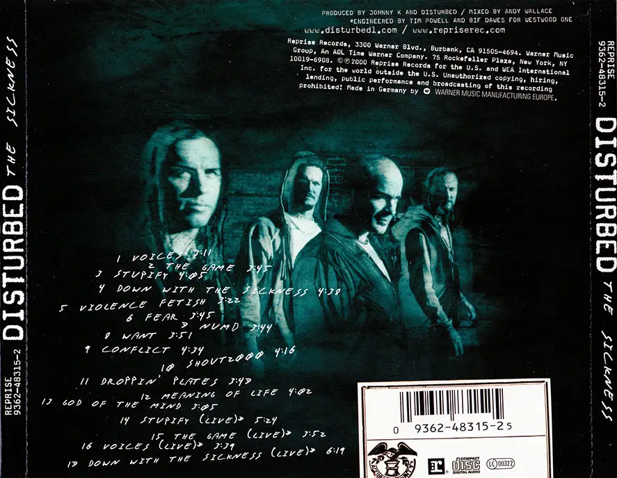 Disturbed - The Sickness (2000) Expanded Edition / AvaxHome