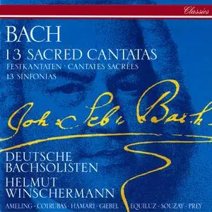 Helmut Winschermann, Deutsche Bachsolisten - Bach: 13 Sacred Cantatas [5CDs] (1996)