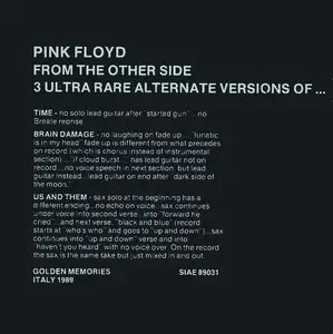 Pink Floyd - From The Other Side {{Bootleg 3 ultra rare DSOTM tracks from Abbey Rd}} [1972]
