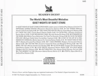 VA - The World's Most Beautiful Melodies: Quiet Nights Of Quiet Stars (1997) {Reader's Digest}