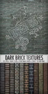 Dark Brick Textures