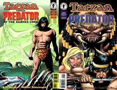 Tarzan vs. Predator - At the Earths Core #1-4 (1996) Complete