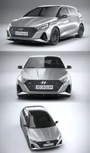 Hyundai i20 N-line 2021 3d model