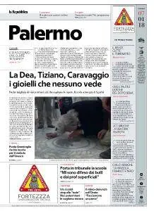 la Repubblica Palermo - 7 Gennaio 2018