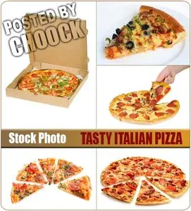 Tasty italian pizza - Stock Photo