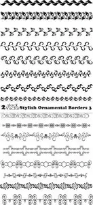Vectors - Stylish Ornamental Borders 3