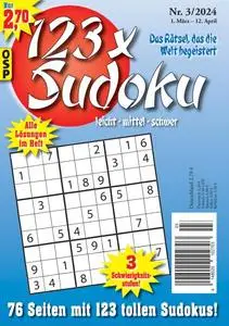 123 x Sudoku - Nr.3 2024