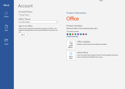 Microsoft Office Professional Plus 2021 VL Version 2302 (Build 16130.20306) (x86/x64) Multilingual