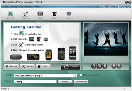Portable Nidesoft Ipod Video Converter 2.3.32 