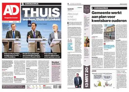 Algemeen Dagblad - Zoetermeer – 13 maart 2020