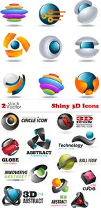 Vectors - Shiny 3D Icons