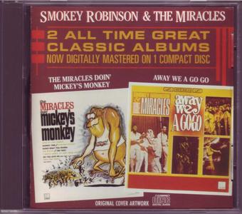 Smokey Robinson & The Miracles - The Miracles Doin' Mickey's Monkey (1963) & Away We A Go Go (1966) [1986, Reissue]