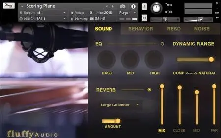 Fluffy Audio Scoring Piano KONTAKT