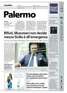 la Repubblica Palermo - 26 Ottobre 2018