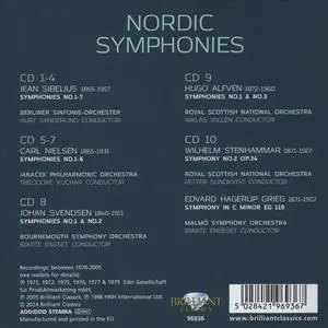 Nordic Symphonies: Sibelius, Nielsen, Svendsen, Alfvén, Stenhammar, Grieg [10CDs] (2024)