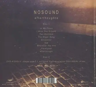 Nosound - Afterthoughts (2013) [CD+DVD+Instrumental Bonus Disc] {Kscope}