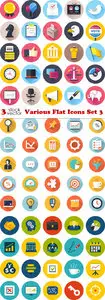Vectors - Various Flat Icons Set 3