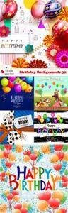 Vectors - Birthday Backgrounds 32