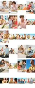 Veer Fancy Eating Together TSG UHQ Stock Photo
