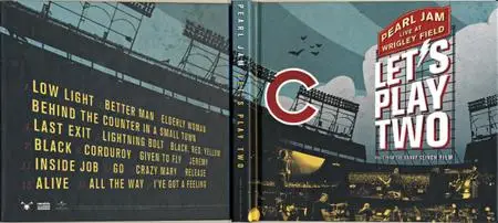 Pearl Jam - Let's Play Two: Live at Wrigley Field (2017) {Republic Records B0026964-02} (Digibook, Complete Artwork)