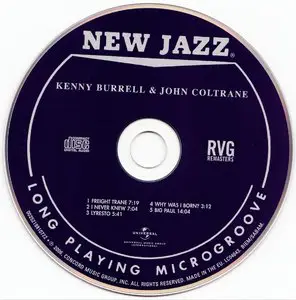 Kenny Burrell & John Coltrane - Kenny Burrell & John Coltrane (1958) {2006 Prestige RVG Remasters Series}