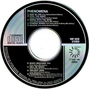 Phenomena - Phenomena (1985) [Japan, 1st Press]