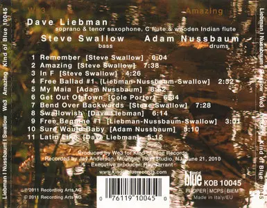 We3 (Dave Liebman) - Amazing (2011) + Dave Liebman & Richie Beirach - Unspoken (2011) [combined re-up]