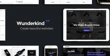 ThemeForest - Wunderkind v2.1.3 - One Page Parallax Theme - 7601990