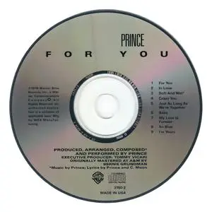 Prince - For You (1978) [1987, Reissue]